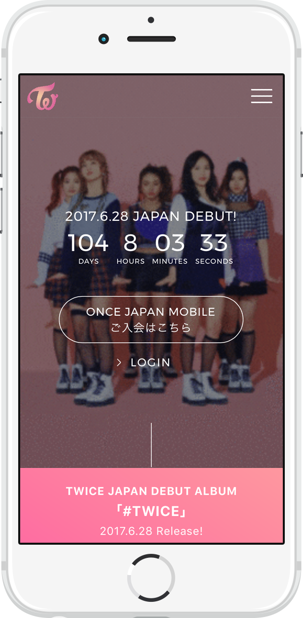 TWICE OFFICIAL FANCLUB ONCE JAPAN MOBILE